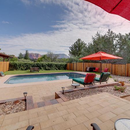 Sedona Home On 1 Acre With Pool And Red Rock Views! Exterior foto