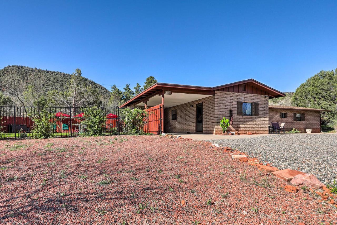 Sedona Home On 1 Acre With Pool And Red Rock Views! Exterior foto