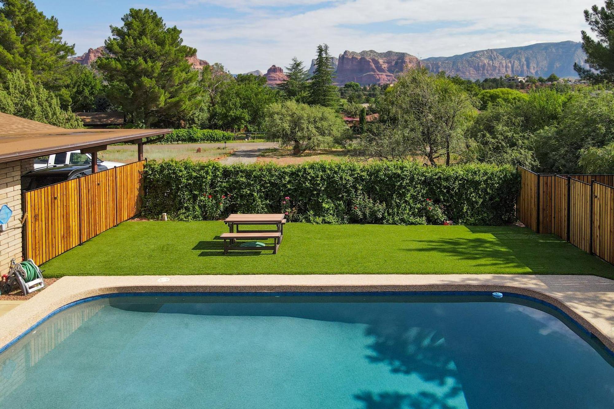 Sedona Home On 1 Acre With Pool And Red Rock Views! Exterior foto