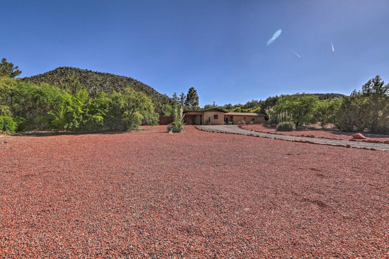 Sedona Home On 1 Acre With Pool And Red Rock Views! Exterior foto